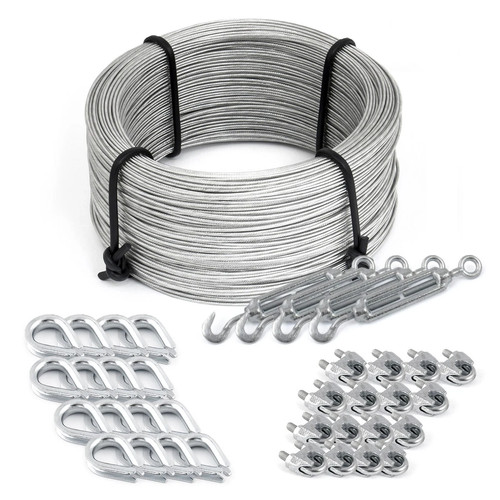 Drahtseil set 100m - drahtseil, 5m