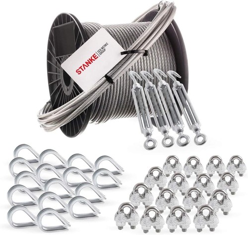 Pvc drahtseil set - set, stahlseil